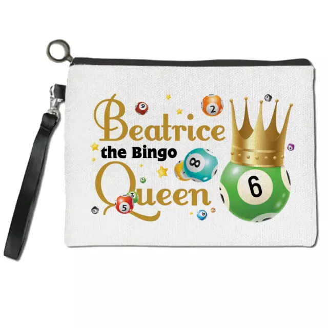 Bingo Bag Personalised Gift Bingo Dabber Dobber Daubers Holder Mum Nan Friend