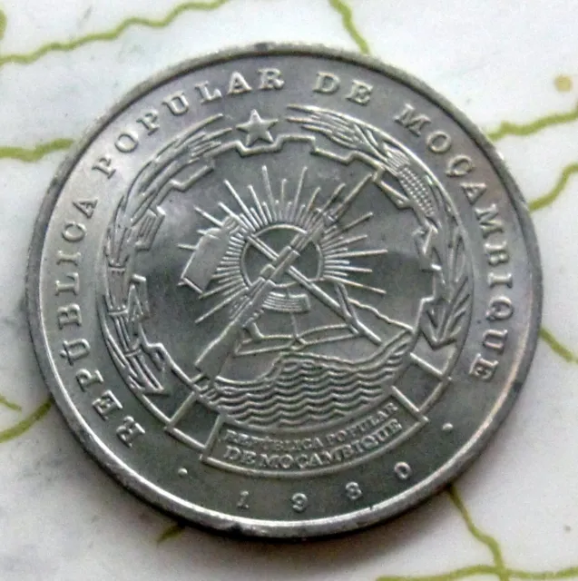 Coin Mozambique 20Meticais 1980 Bu 177