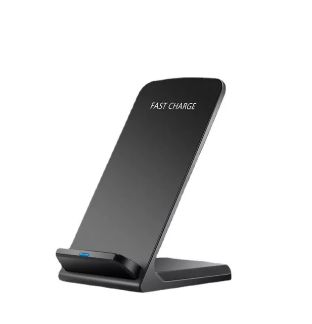 Qi Wireless Fast Charger Charging Pad Stand Dock Fit Samsung Galaxy iPhone Phone