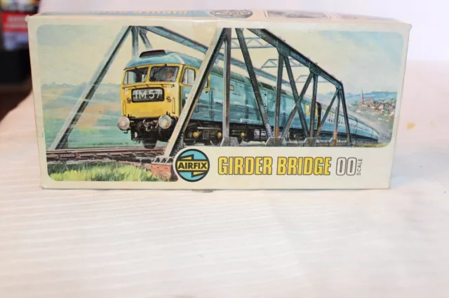 OO Scale Airfix, Girder Bridge Kit, #207 Vintage BNOS Open Box