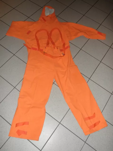 !!! Abverkauf Sonderpreis ! ABC Schutzanzug Overgarement Anzug Gr.2 M orange THW