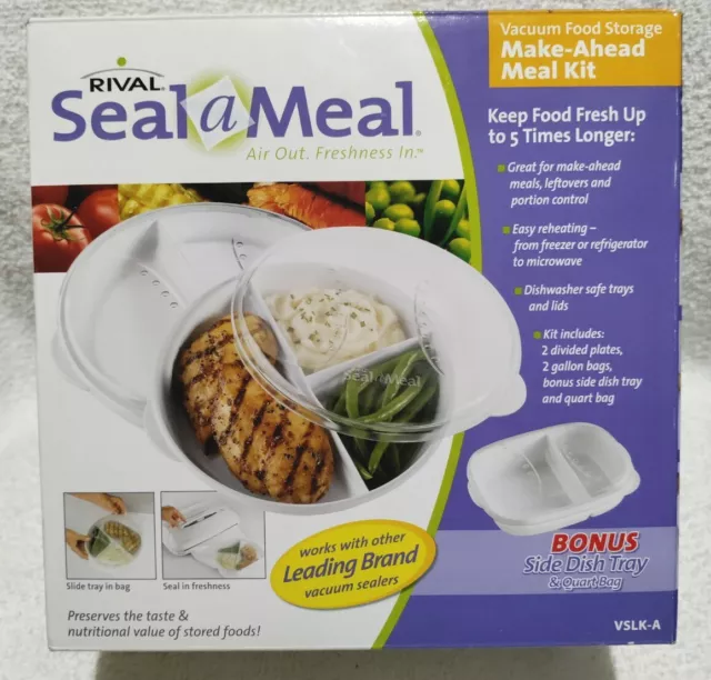 RIVAL Seal-a-Meal Bags ~ (2) 11in. x 7 ft. (27.9cm X 4.27m) Rolls