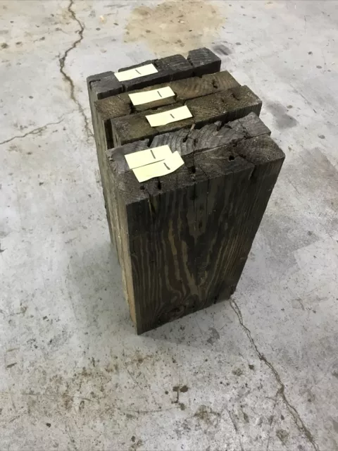 5 2x8x14” Weathered Barn Wood Reclaimed Board Planks table top pine rustic slab