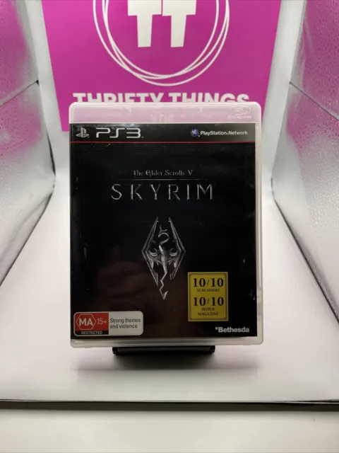 🇦🇺 Skyrim The Elder Scrolls V PS3 Sony Playstation 3 Game AUS PAL FREEPOST