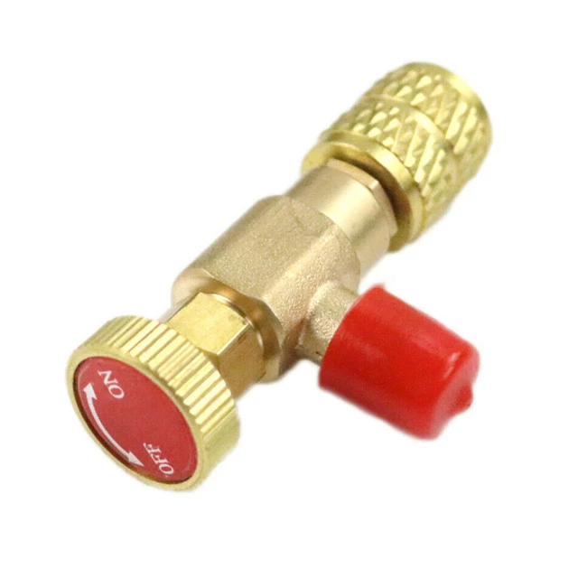 1/4'' Male -5/16'' Female R410A Flow Control Valve for Charging Hose