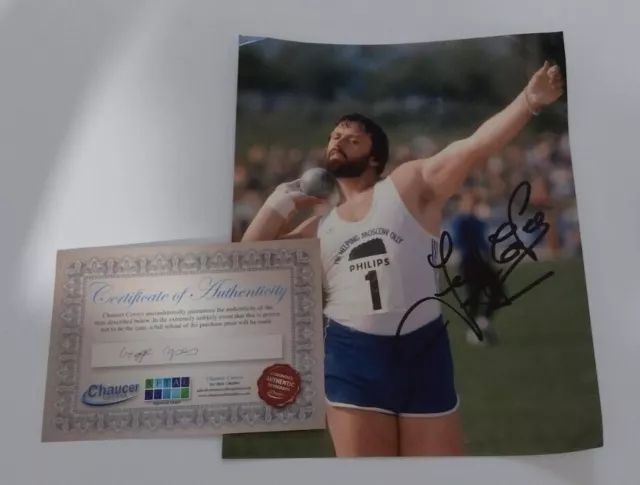 Geoff Mantelle Fotografia Con Originale Autografo Garantito Autentico Autografo