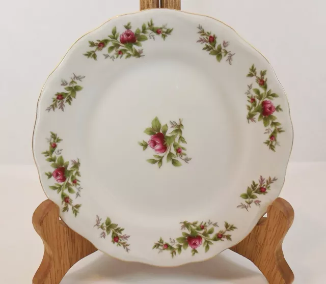 Six (6) Johann Haviland Moss Rose Traditions Pattern Bread & Butter Plate