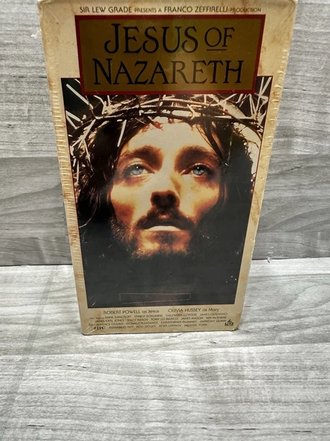 JESUS OF NAZARETH VHS Sealed New Franco Zeffirelli ITC Live Home Video ...