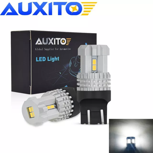 For Alfa Romeo Mito DRL Led Bulbs 580 7443 W21/5w T20 Super White Xenon 12 Smd