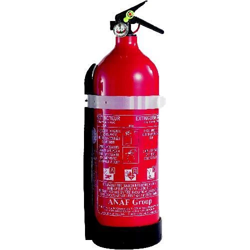 Extincteur 2kg + mano norme NF EN3 - H32cm D11.5cm