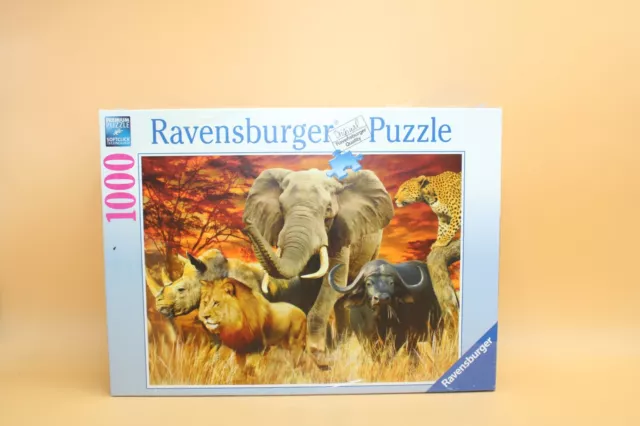 🧩NEU: The Big Five Tiere Elefant Safari Puzzle 1000 Teile Ravensburger jigsaw🧩