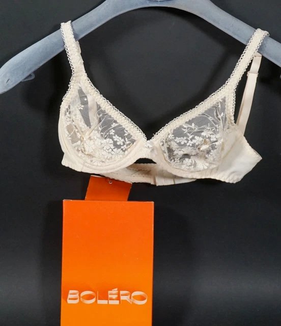 Vintage Bolero France Donna Reggiseno Biancheria Intima Lingerie Misura 85 B