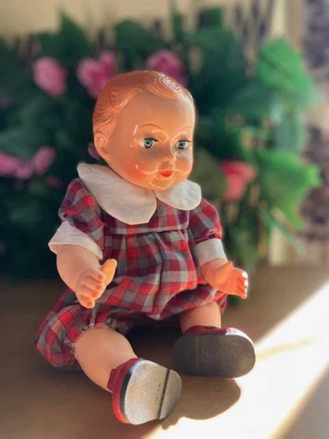 ancien poupon baigneur petit colin tête d aigle