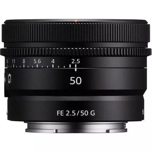 Sony SEL50F25G FE 50mm f/2.5 G Lens, Ø49