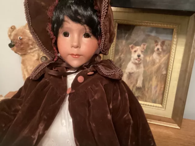 Pretty Little Antique Repro Doll