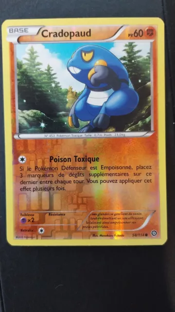 Cradopaud (STS 58) Steam Siege Reverse Pokémon FRANCAIS 240404A