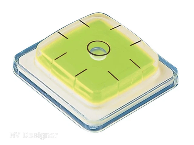 Rv Designer E403, Pocket Level, 1 3/4 Inch X 1 3/4 Inch, 2 Per Pack, Exterior