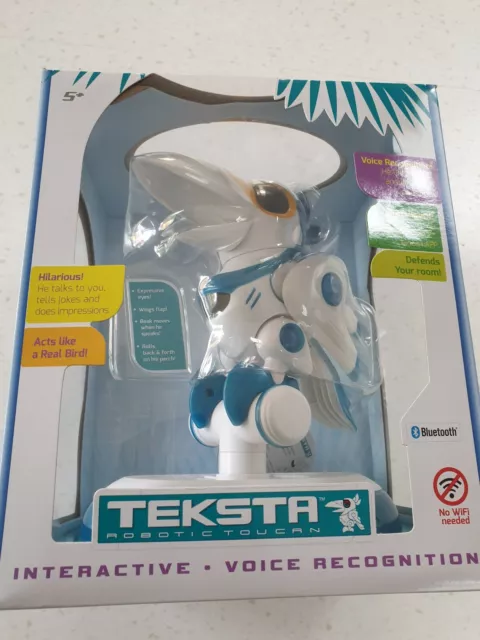Teksta Voice Recognition Interactive Robot Toucan Bird New & Sealed