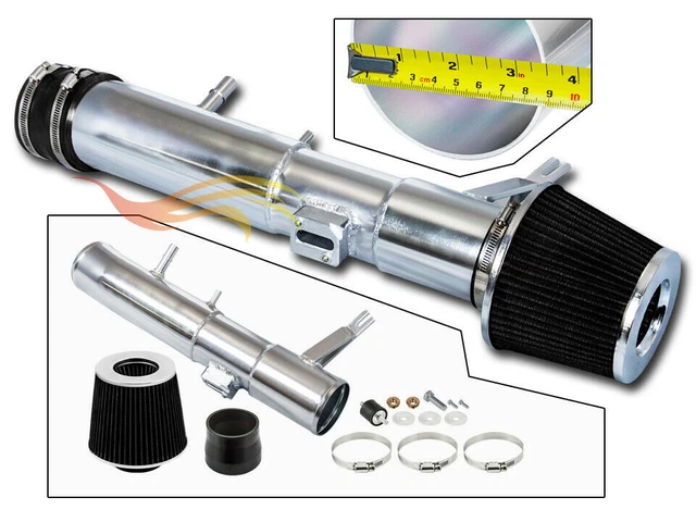 Filtre à Air Admission 12 Mm - Kit Avec Housse Chromée - Pour Améliorer Le Flux D'air Moteur