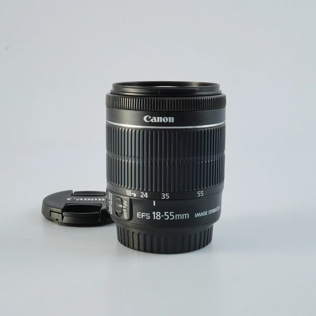 Objetivo Canon EF-S 18-55mm F/3.5-5.6 IS STM Para Cámaras SLR Con Estabilizador De Imagen