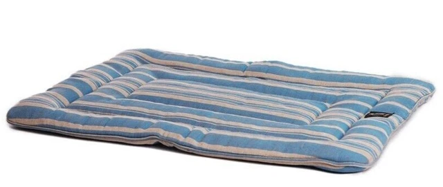 Harry Barker B7305 Pets Blue Striped Hemp Bedroll Size S