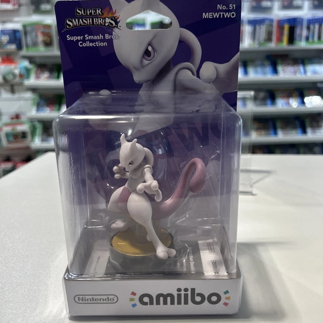 Amiibo Mewtwo N°51, Neuf Sous Blister, Pour Nintendo Switch/Wii U