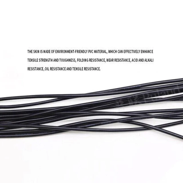 Quantità [Cavo PVC monofilo schermato con cavo audio 24/26/28/30/32 AWG