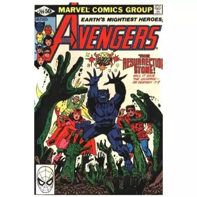 Avengers (1963 series) #209 in Very Fine minus condition. Marvel comics [p]