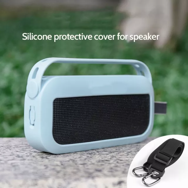 Silicone Cas de voyage de haut-parleur Couverture de haut-parleur sans fil