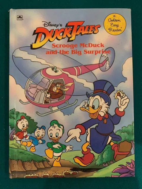 DuckTales Scrooge McDuck and the Big Surprise Vintage Book 1990 80s 90s Disney