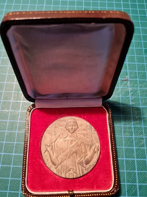 Médaille Art-Déco En Bronze "Le Gaulois" - Concours Journalistique 1901 - Collection
