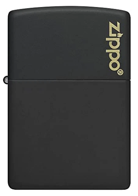 Accendino Zippo In Ottone Opaco Con Effetto Glow In The Dark - Design Antivento, Ricaricabile, Made In USA
