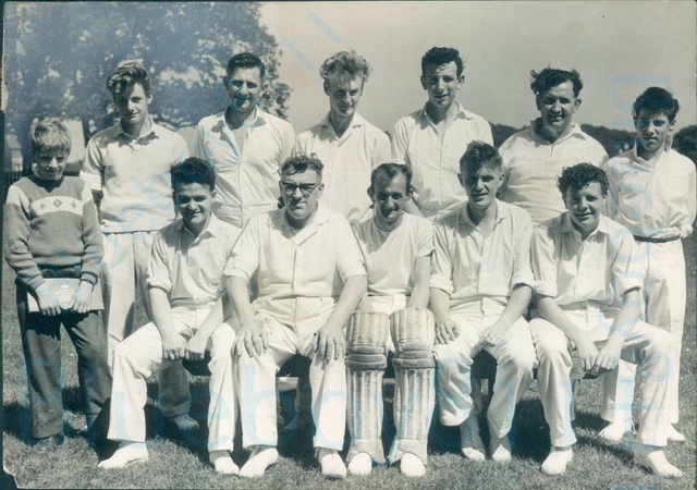 1989 Preesall 2nd 11 Team Fylde Am Cricket League Original Press photo 8*5.5"