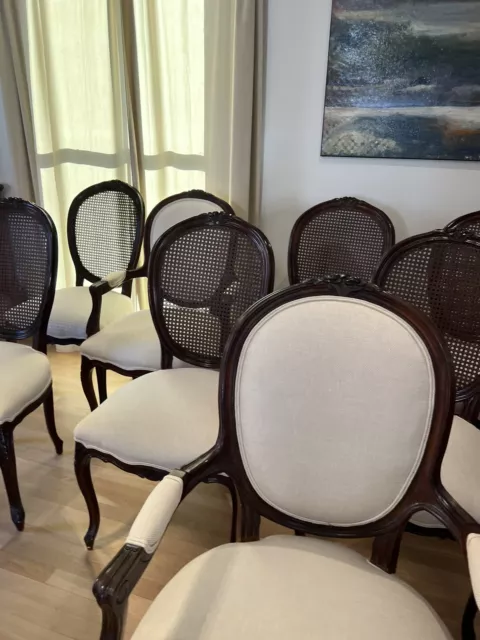 Louis  XVI Style Set of 8 Chairs