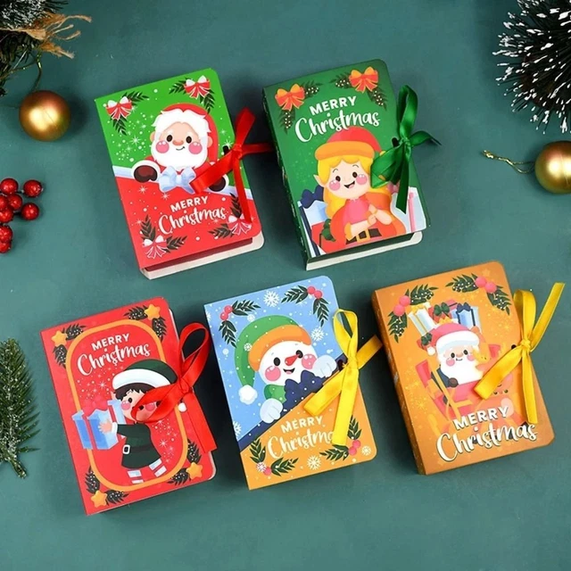 à bonbons Biscuit porteur Boîte cadeau de Noël Boîtes en papier d'emballage
