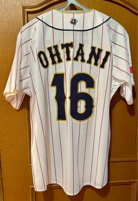 L size Shohei Ohtani 2023 WBC SAMURAI JAPAN Replica Home Uniform  Mizuno NEW