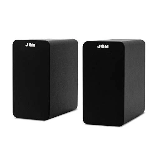 JAM BLUETOOTH BOOKSHELF Speakers Compact, Mains Powered Dual Speaker System, £14.99 PicClick UK
