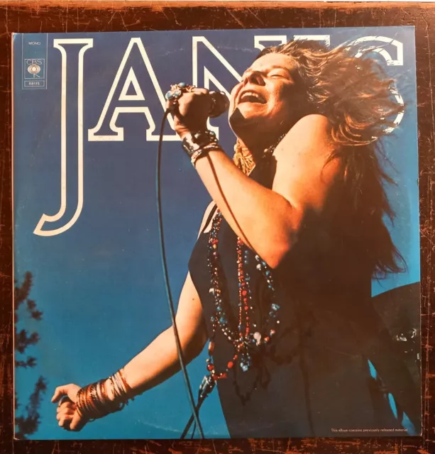 JANIS JOPLIN EARLY PERFORMANCES CBS 88115 '75 VINYL - x2 LP 33