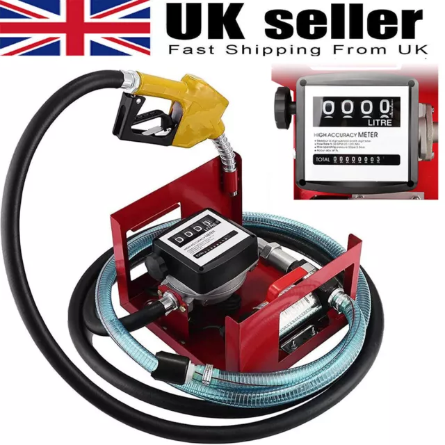ELECTRIC DIESEL TRANSFER Pump Self-priming Extractor Fuel Oil 60L/min 220V  550W £118.50 - PicClick UK