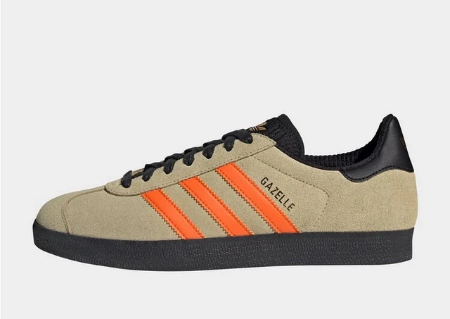 ADIDAS ORIGINALS MENS Gazelle Trainers Khaki Green Black Limited