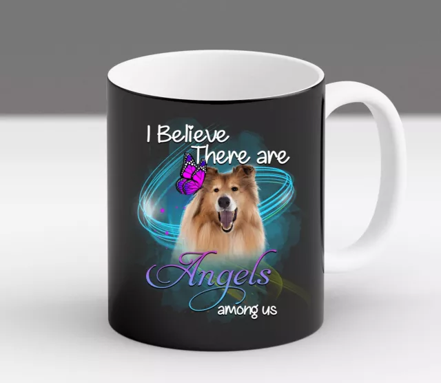 Funny Rough Collie Owner Fur Mom Dad Christmas Gift Coffee Mug