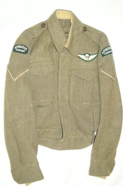 WW2 Canadian Airborne Canada Lance Corporal Battle Dress Jacket