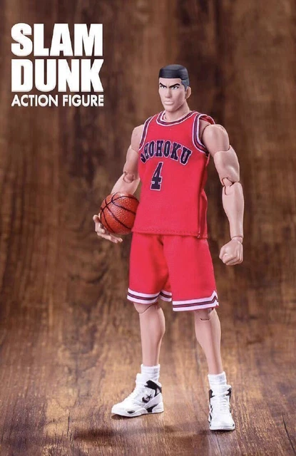 Slam Dunk 1/10 Movable Figure Shohoku Red Uniform Takanori Akagi No. 4 JAPAN JP
