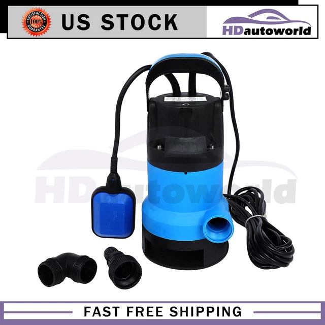 2000GPH 1/2HP WATER Pump Submersible Flooding Swimming Pool Emergency