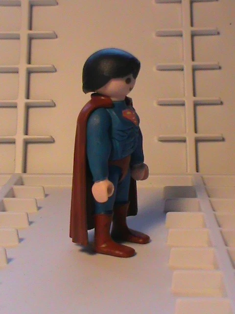 PLAYMOBIL PERSONNALISÉ SUPERMAN (SUPER HÉROS) REF-0001 BIS | UK