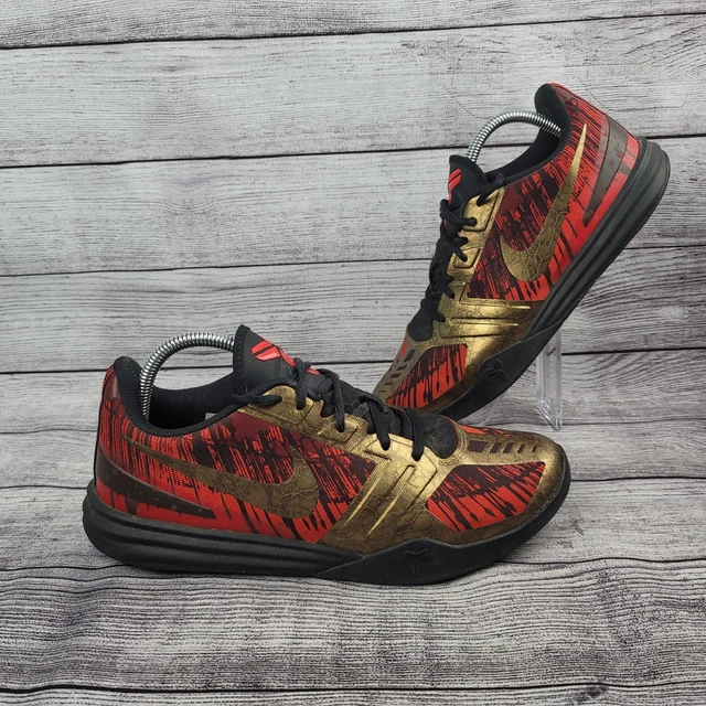 NIKE KOBE MENTALITY Iron Man Gold Red Youth SZ 6 Basketball  display picture 1