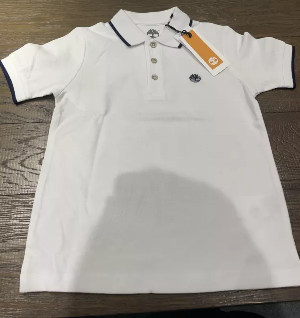 Boys Timberland Polo T-Shirt- Size 8/126. New with tags. 2