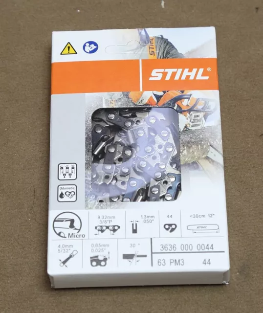 Stihl 36360000044 Ersatzkette 3/8 Zoll, P PICCO MICRO 3 ,44 Glieder, 1.3 mm