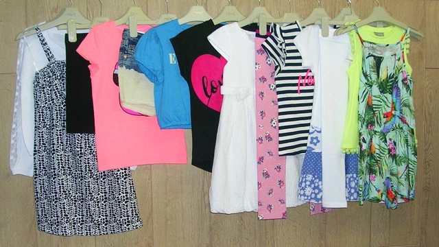 NEXT HATLEY M&S etc Girls Summer Bundle Dress Shorts Tops Some NEW Age 5-6 116cm