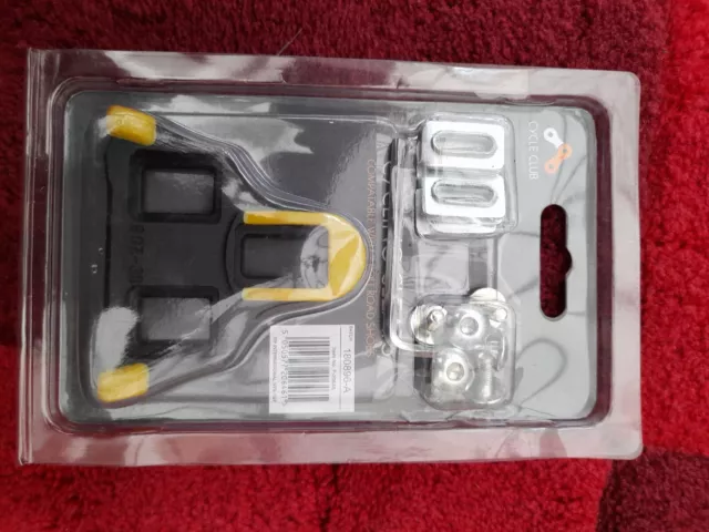 NEW Road Cycling Shoe Cleats Including Screws / Plates. Shimano / Look